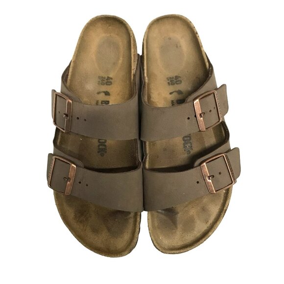 Birkenstock Arizona Soft Footbed Tan Unisex Womens 9-9.5/40 Mens 7-7.5/40 - Picture 1 of 8